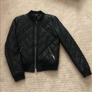 Black Faux Leather Jacket